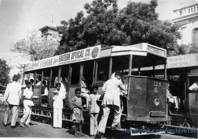 1952 - Tram in Saddar